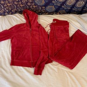 Authentic Juicy Couture Velour Track Suit